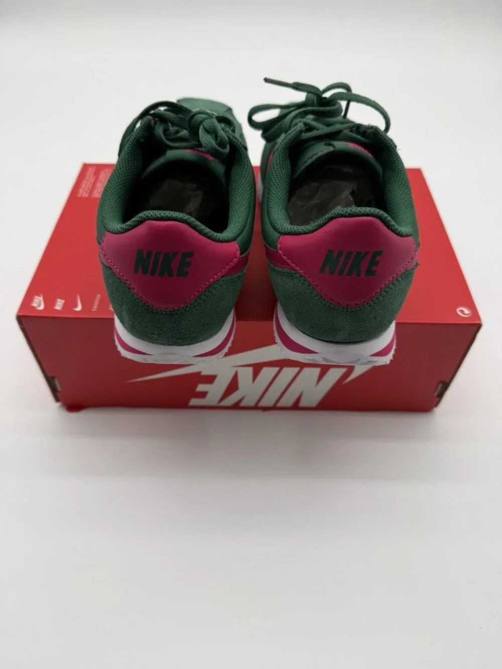 New Nike Cortez TXT GS Shoes Youth 5.5Y Green Pink IH7654 300 Running Sneakers
